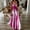 Hot Pink, variant on Baqcunre Maxi Dresses for Women 2024 Women's Fashion Loose Dress with Colour Block Print Dress Dresses for Women 2024 Summer Dresses for Women 2024 Womens Dresses Orange S(Hot)