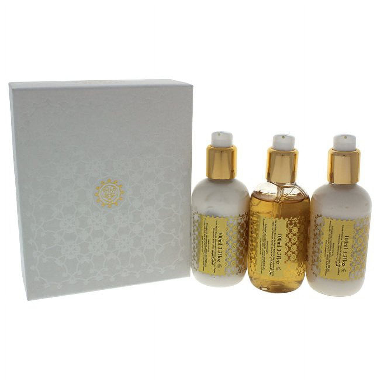 Honour by Amouage for Women 3 Pc Set 3.3oz Bath Shower Gel