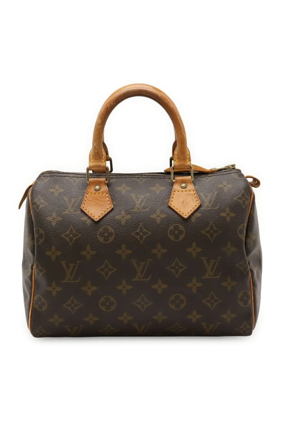 Pre-Owned LOUIS VUITTON Louis Vuitton Monogram Speedy 25 Handbag M41528 (Fair)