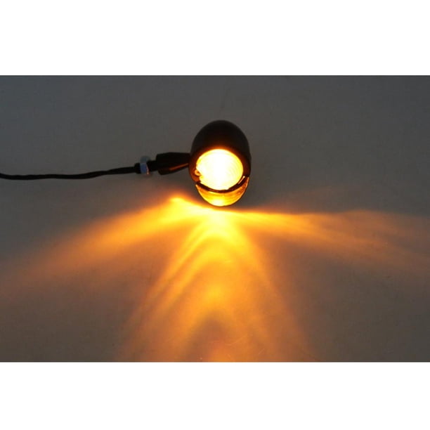 Par de 12 V, Piezas de Motocicleta Universales, Lentes LED, Luces Indicadoras de Señales de Astilla 3 shamjiam Señales de