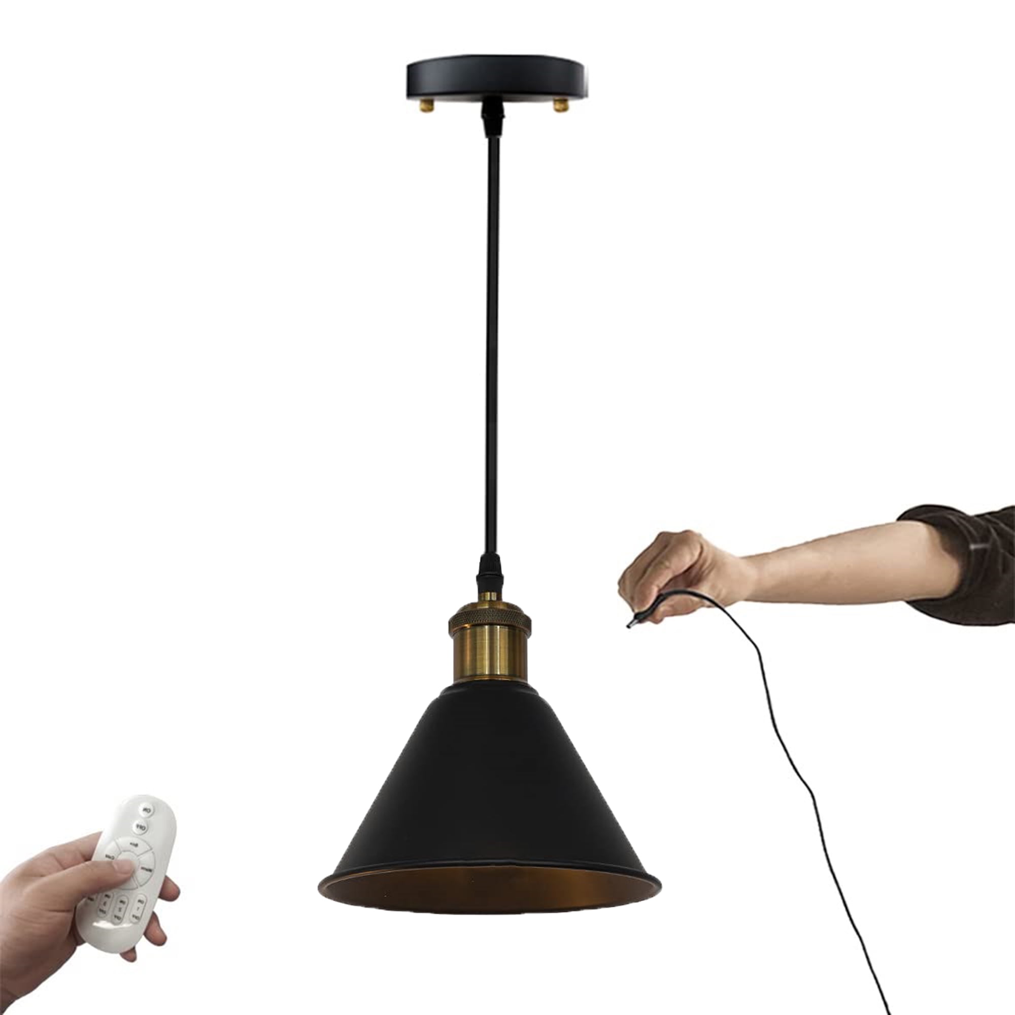 FSLiving Stepless Dimming 5W LED Rechargeable Battery Chandelier Multi