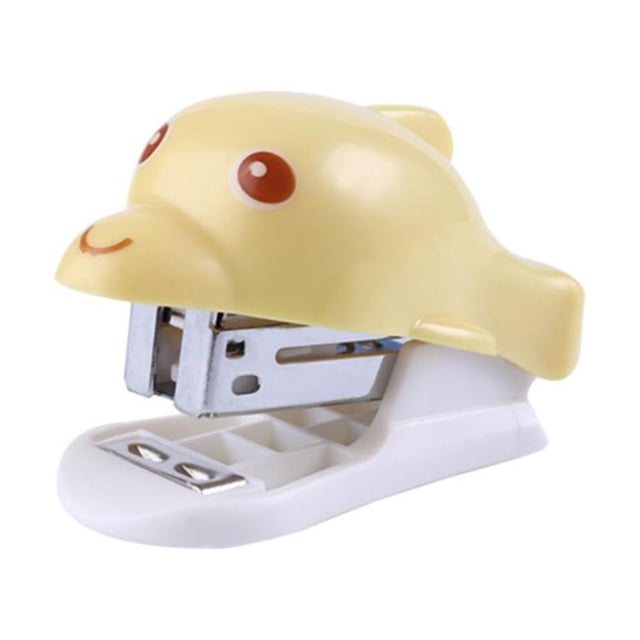 Less Than 5 Office&Craft&Stationery Creative Mini Stapler Cartoon Dolphin Shape Stapler Office Learning Stationery