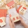 thumbnail image 3 of 30PCS House Shaped Gift Boxes 4.3x2.55x2.75 inch Dark Orange Kraft Paper Candy Boxes Gift Bag Bakery Boxes for Gift Giving Holiday Wedding Baby Shower Party Favor, 3 of 6