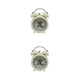 thumbnail image 3 of Reloj despertador de Metal Billuyoard doble campana silencioso clásico escritorio, 3 of 6
