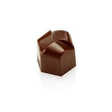 

Pavoni Polycarbonate Chocolate Mold: Tangle 26x23mm x 21mm High 21 Cavities