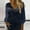 Navy, variant on Fznquz Glitter Women Top V Neck Beige Sequin Shirts Work Fall Dressy Casual Womens Fashion