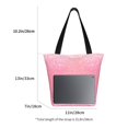 thumbnail image 5 of Kll Tote Bag For Women Sparkly Pink Glitter Print Shopping Grocery Reusable Bags For Office School Shopping Travel, 5 of 8