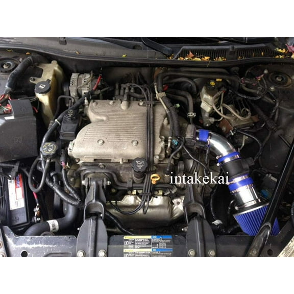 2006 2007 2008 CHEVROLET IMPALA MONTE CARLO 3.5 3.5L 3.9 3.9L V6 ENGINE AIR INTAKE KIT SYSTEMS BLUE)