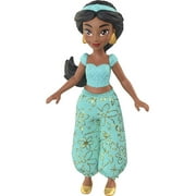 Disney Princess Jasmine Small Doll, Black Hair & Brown Eyes, Signature 2-Piece Look with Pants
