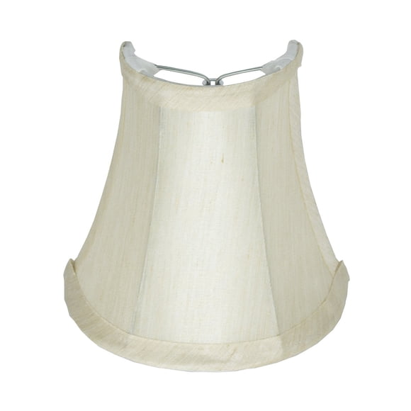 Pantalla para aplique de pared Urbanest 7,5 x 13 x 13 cm, seda color crema