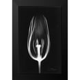 thumbnail image 2 of Koetsier, Albert 10x14 Black Modern Framed Museum Art Print Titled - Tulip Close Up on Black, 2 of 5