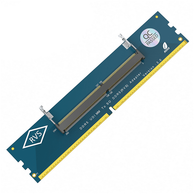 Adaptateur de Bureau DDR5 RAM vers DDR5 U-DIMM, Testeur de Mémoire Convertisseur DDR5 vers DDR5 U-DIMM