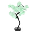 thumbnail image 1 of Lámpara de mesa hermosa con 24 luces LED de árbol de rosas para decoración de bodas y fiestas. verde, 1 of 9