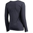 thumbnail image 3 of Women's Navy Chicago Bears Graceful Long Sleeve V-Neck T-Shirt, 3 of 3