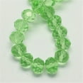 thumbnail image 2 of U8MO 10 Strds Handmade Abacus Glass Beads Faceted Loose Bead Tiny Beading Craft 6x4mm-Pale Green, 2 of 2