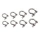 thumbnail image 5 of BESTYASH 8Ud Candados De Metal Para Levantar Con En De Plata, 5 of 8