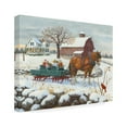 thumbnail image 2 of Ruth Sanderson 'Christmas Delivery' Canvas Art, 2 of 3