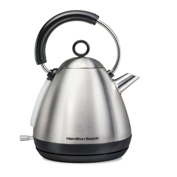 Hamilton Beach Stainless Steel Cordless Electric Kettle, 1.7 Liter, 1500 Watts, 40897C