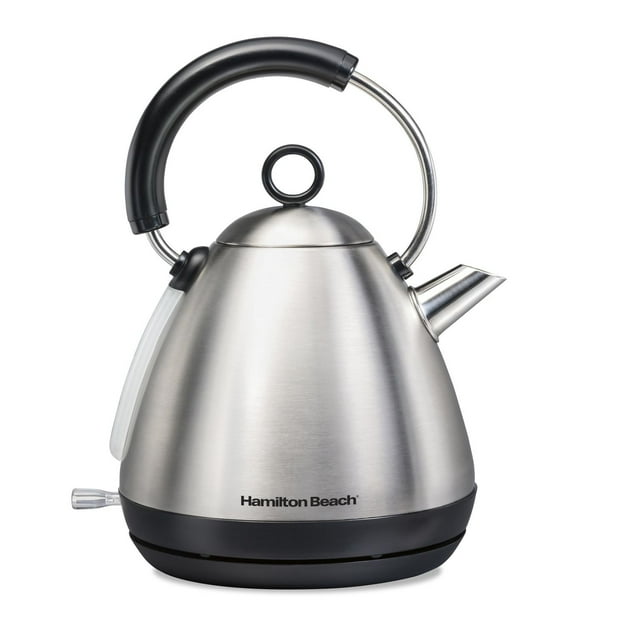 Hamilton Beach Stainless Steel Cordless Electric Kettle, 1.7 Liter, 1500 Watts, 40897C