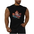 thumbnail image 2 of Runfenguu Usa Tank Top Running Vests Men Casual Fashion Sleeveless Printing Pullover Round Neck Sports Tank Tank Top Bodysuit, 2 of 5