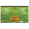 thumbnail image 2 of SIMPO Peat Moss Spreader Compost Spreader Lawn & Garden Spreader 24" x 16" x 59" Long Adjustable Handle, 2 of 9