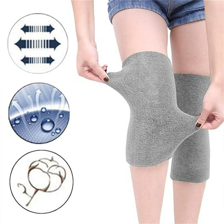 Sleeping Knee Warm Supports,1 Pair Knit Knee Warmers,Knee