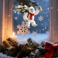 thumbnail image 4 of Adornos Navideños de Animales Acrílicos Planos 2D para Árbol de Navidad, Colgantes de Búho y Mapache con Cuerda | Decoración Navideña Duradera para Árboles, Coronas y Paredes | Regalos Festivos para, 4 of 6