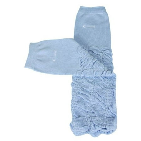Colorful Baby Leg Warmers - ALLYDREW Stars, Stripes, and Solids Colorful Baby Leg Warmers, Half Ruched Sky Blue