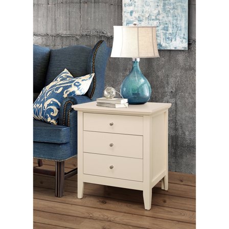 Newboti Furniture Hammond G5475-N 3 Drawer Nightstand, Beige 33862