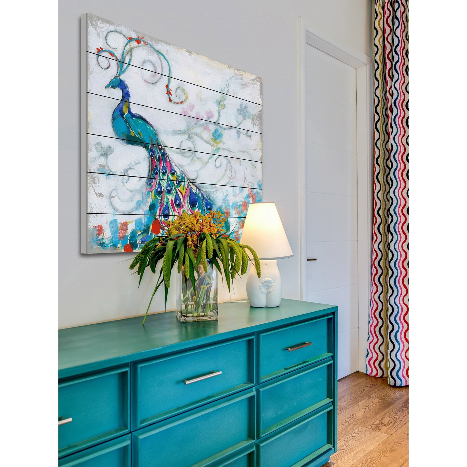 Marmont Hill Peacock Animals Birds Art Print