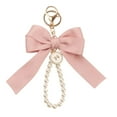 thumbnail image 1 of Key Chain New Large Bowknot Pearl Metal Keys Ring Wallet Backpack Clothing Accessories Accessory Pendant Elegant Solid Finding Hooks Pendants for Storage Type-02, 1 of 6