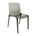 thumbnail image 6 of LeisureMod Murray Mid-Century Modern Dining Chair - Transparent Black Acrylic, Ergonomic Design, Stackable, 6 of 9