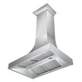 thumbnail image 5 of ZLINE 36" Designer Series Fingerprint Resistant Stainless Steel Ducted Wall Range Hood (8632S-36), 5 of 5