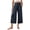 Green, variant on Lenpel Capri Pajama Pants for Women High Elastic Waist Cropped Yoga Pants Lightweight Casual Loose Comfy Soft Baggy Capris
