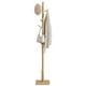 thumbnail image 1 of Perchero VASAGLE de madera maciza independiente con 8 ganchos, color beige, 1 of 6