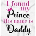 thumbnail image 2 of Found My Prince Its Daddy Crown Bodysuit Jumper Girls Infant Baby Brisco Brands 6M, 2 of 6