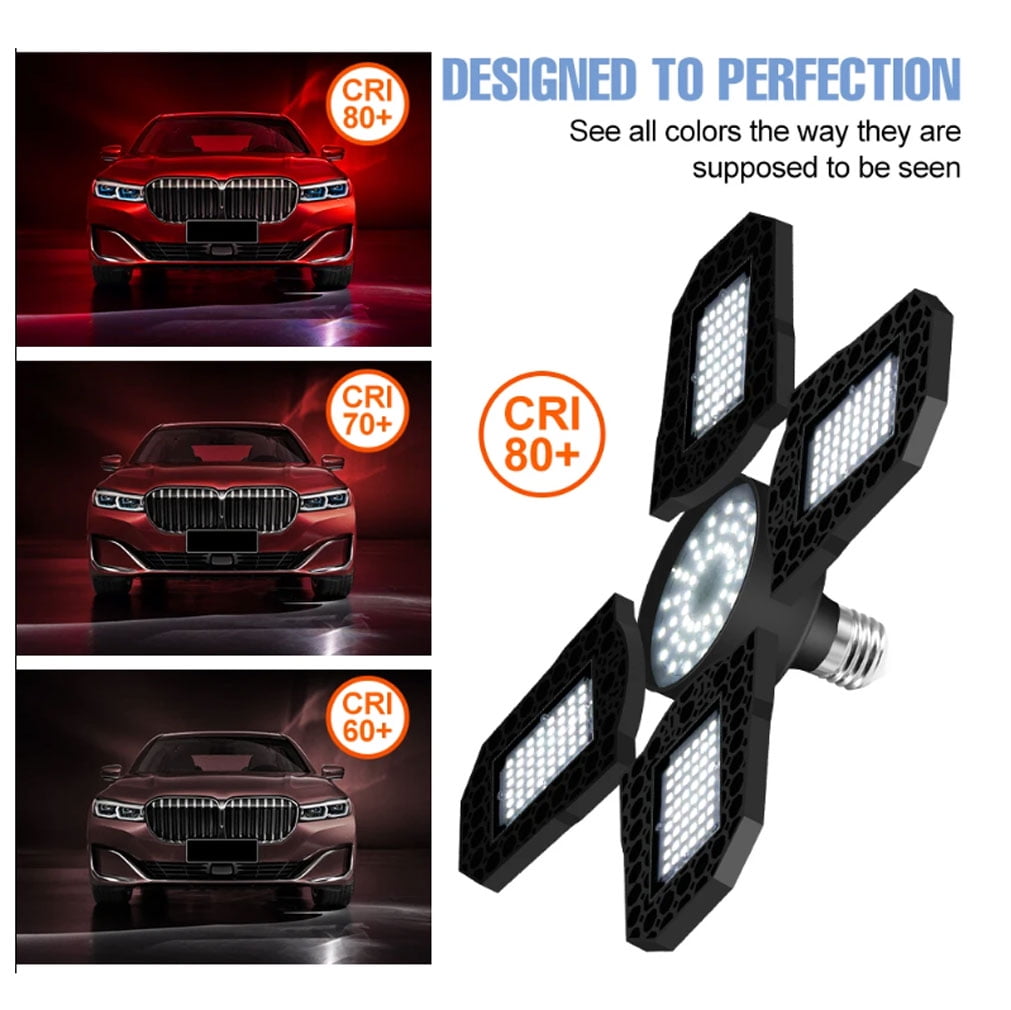 Light bulb LED garage light E27 shooting light can transform the ceiling light LED light bulb 110V warehouse UFO wall light 200W White