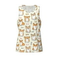 thumbnail image 5 of Sigee Cartoon Corgi for Men's Workout Tank Top, Athletic Gym Sleeveless Shirt - Quick Dry, Lightweight, Breathable X-Large, 5 of 9
