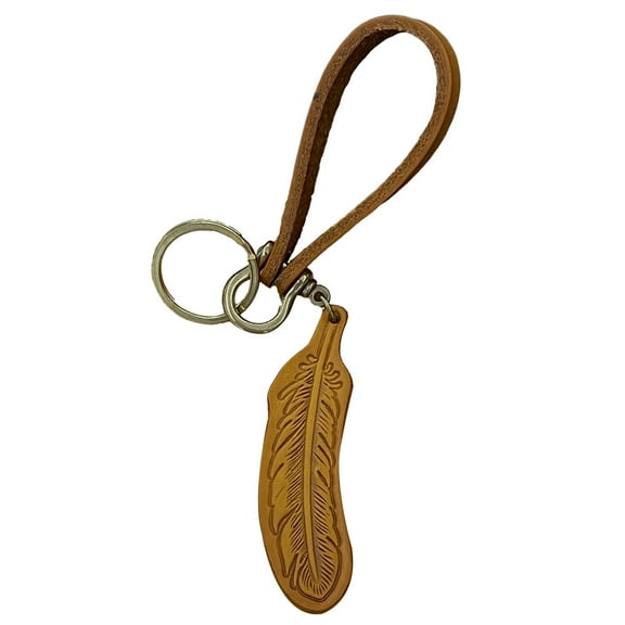 Retro Leather Wristlet Replacement for Clutch Wallet Bag Keys Keychain, Car Keys Ring - Style:yellow