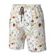 thumbnail image 4 of Fotbe Wildflower Watercolor Trajes de Baño Estampados para Hombre, Shorts de Verano de Secado Rápido, Ropa de Playa, Bañadores-XX-Large, 4 of 6