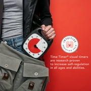 Time Timer PLUS 60 Minute Timer - Desktop Sized Visual Countdown Timer with Portable Handle(Gray)