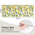 thumbnail image 5 of Yellow Lemon Fruit Flowers White Pattern Kitchen Rug Mat,Kitchen Runner Rugs Non Skid Washable,Decorative Kitchen Floor Mats for Kitchen,Sink,Laundry,17"X47", 5 of 5