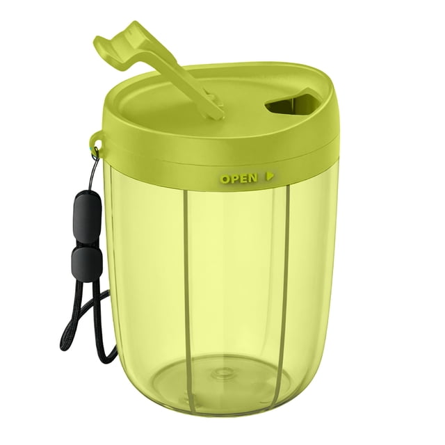 Tablet Dispenser With 6 Large Compartments. Transparent Travel Box That Can A Variety Of . Large To Carry Storage Container For Products.