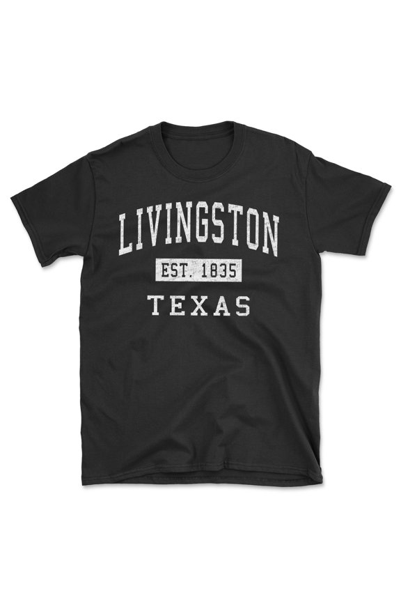 Livingston Texas Classic Established Men's Cotton T-Shirt