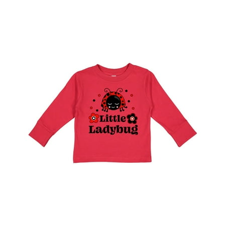 

Inktastic Little Ladybug with Flowers Gift Toddler Boy or Toddler Girl Long Sleeve T-Shirt