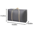 thumbnail image 3 of Dopebox Plastic Storage Containers Canvas Laundry Basket Fabric Totes for Storage Closet Shelves Organizer Storage And Organization for Closet (S), 3 of 6