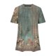 thumbnail image 4 of Fiudx Ofertas Flash Artículos En Oferta Top de Primavera/Verano de Manga Corta Informal de Moda con Cuello Redondo para Mujer, 4 of 4