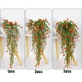 thumbnail image 4 of Artificiales Flores para Colgar, 3 Pzas de Vid de Eucalipto Falso, Guirnalda de Flores, Plantas de Plástico para Interiores y Exteriores, Pared, Jardín, Boda, Decoración de Fiesta en Casa, 4 of 8