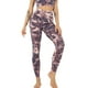 thumbnail image 1 of Pantalones de yoga para mujer Estampado teñido anudado Cintura alta Bodycon sin costuras Absorbe la humedad, 1 of 8
