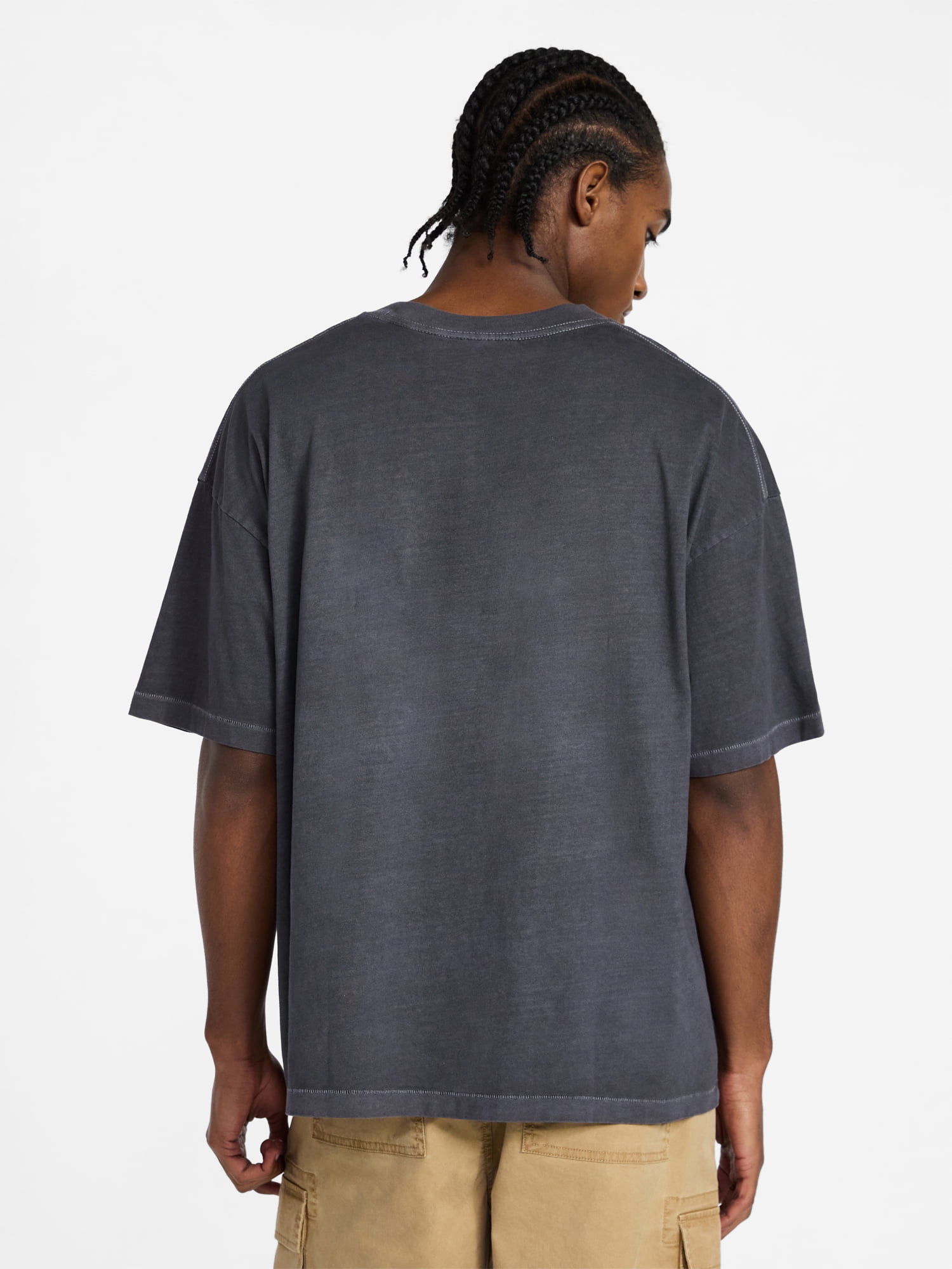 No Boundaries Boxy Number Tee with Short Sleeves, Men's XS-5XL